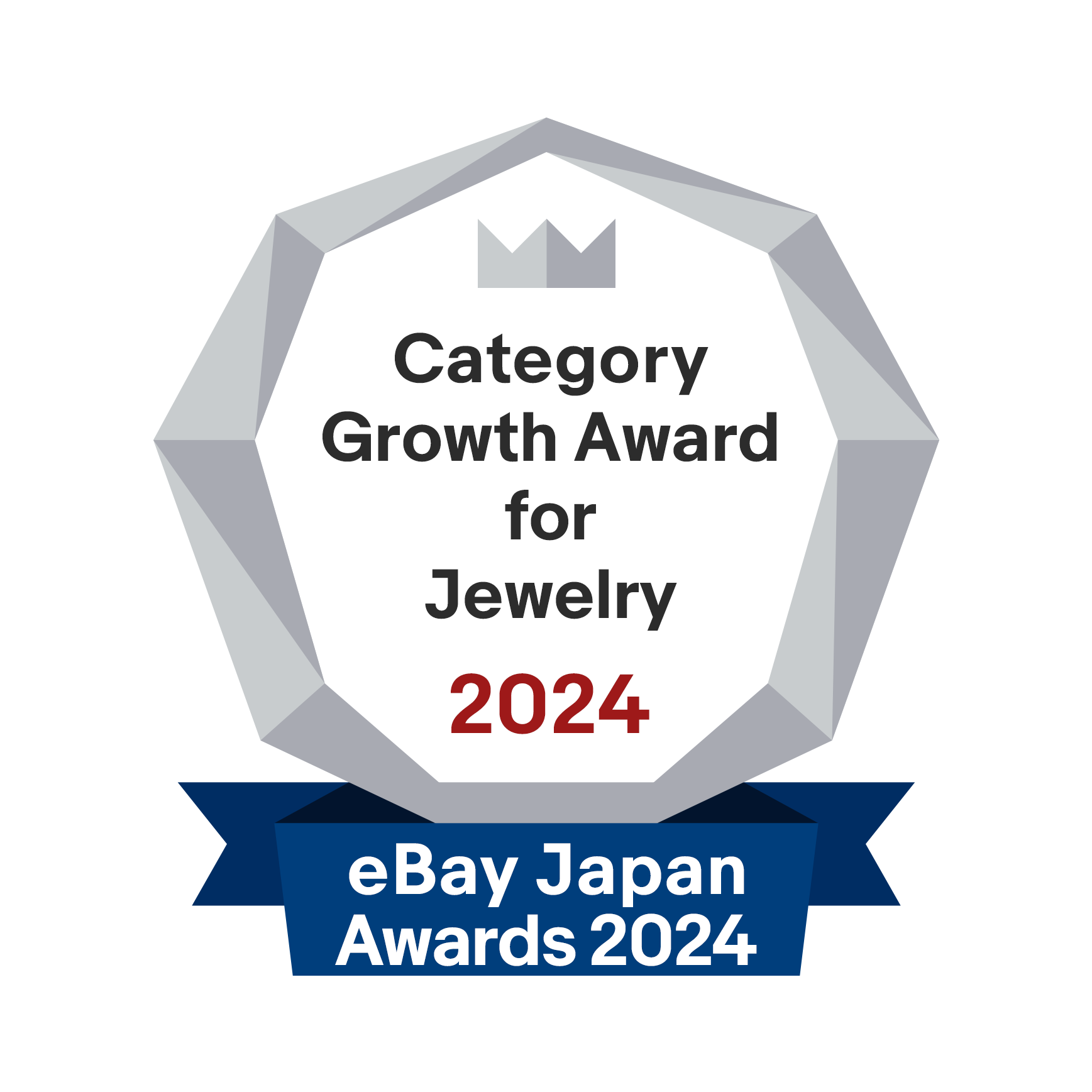 エンブレム：Category Growth Award for Jewelry 2024